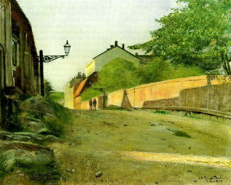 Eugene Jansson dobelnsgatan oil painting image